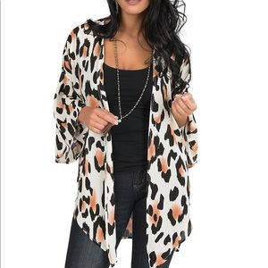 Peach:LOVE California Leopard kimono